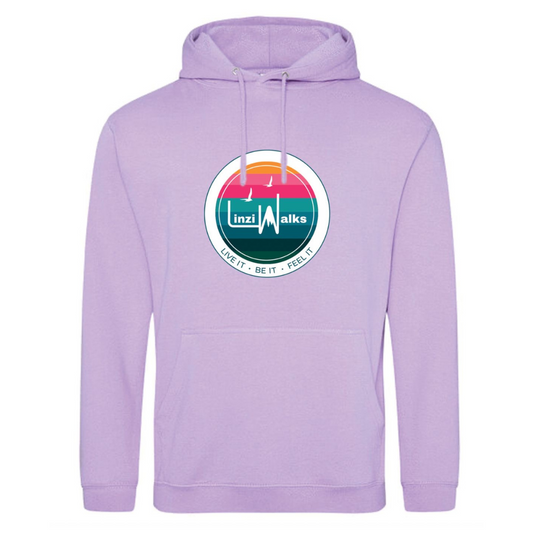 Linzi Walks Digital Lavender Hoodie