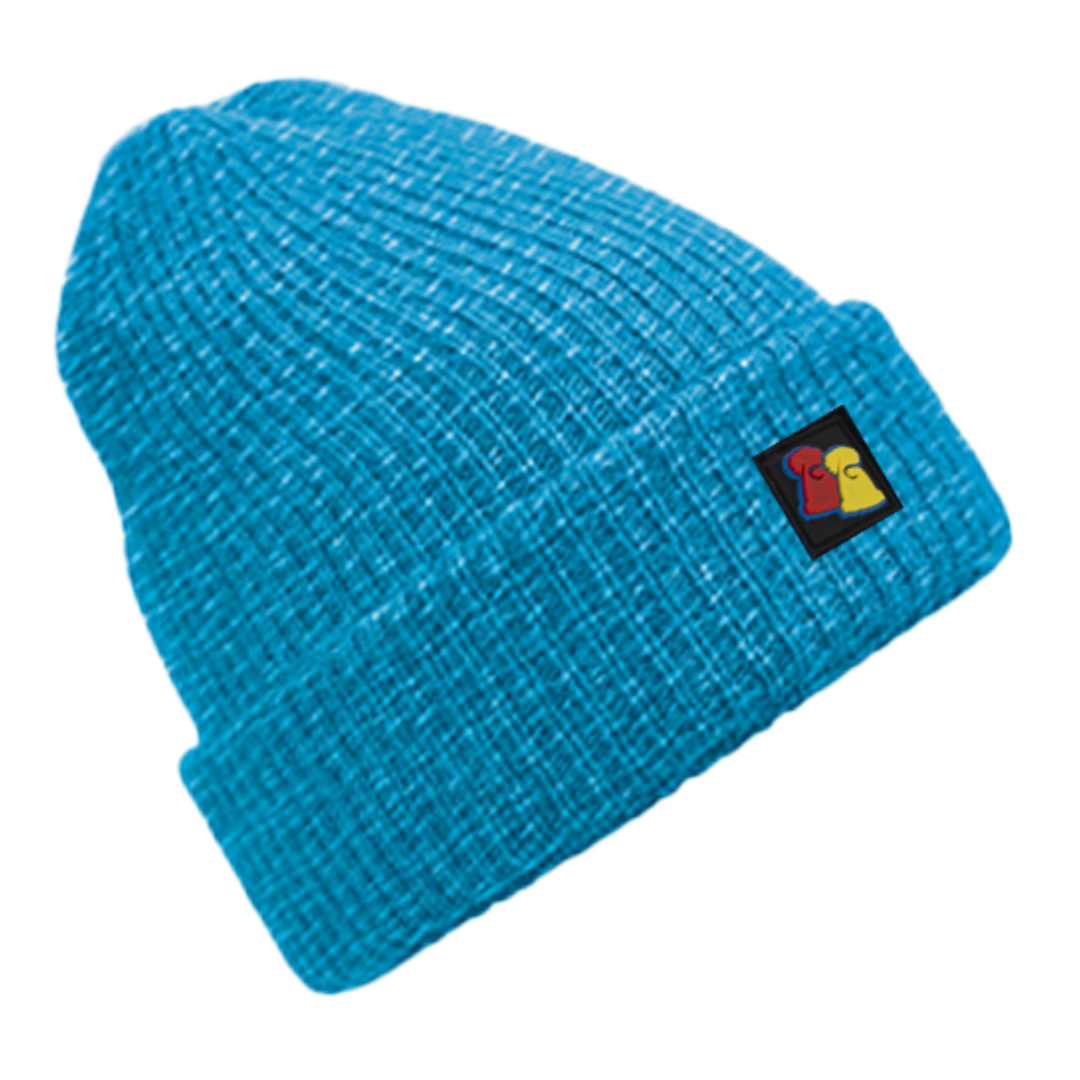 Bright Blue Chunky Beanie