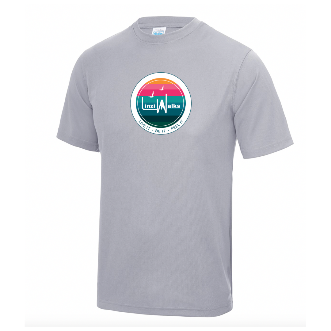 Linzi Walks Heather Grey T-Shirt