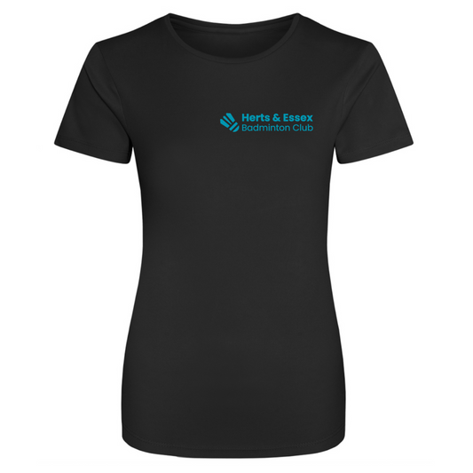 Herts & Essex Badminton Club Ladies Technical T-Shirt