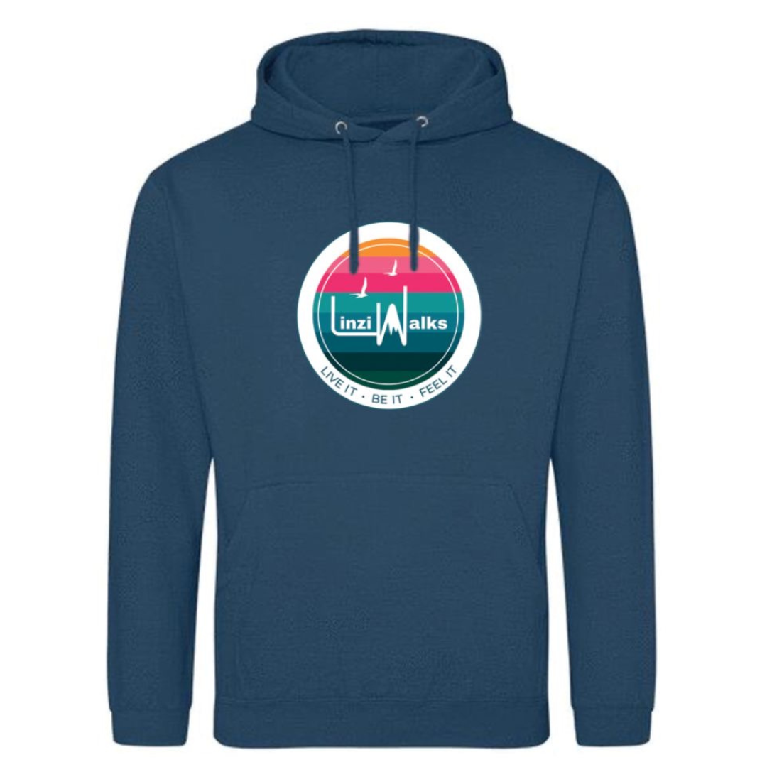 Linzi Walks Ink Blue Hoodie