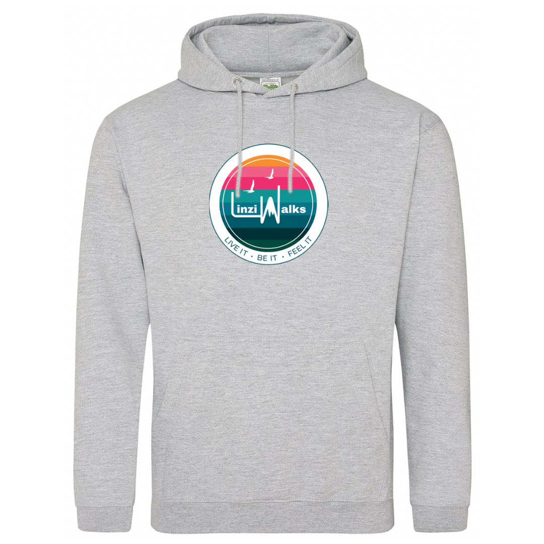 Linzi Walks Heather Grey Hoodie