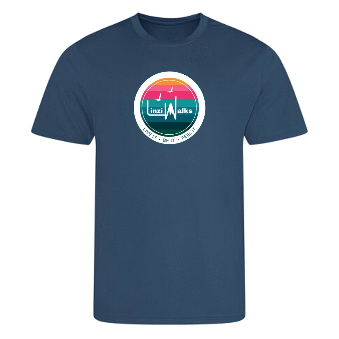 Linzi Walks Ink Blue T-Shirt