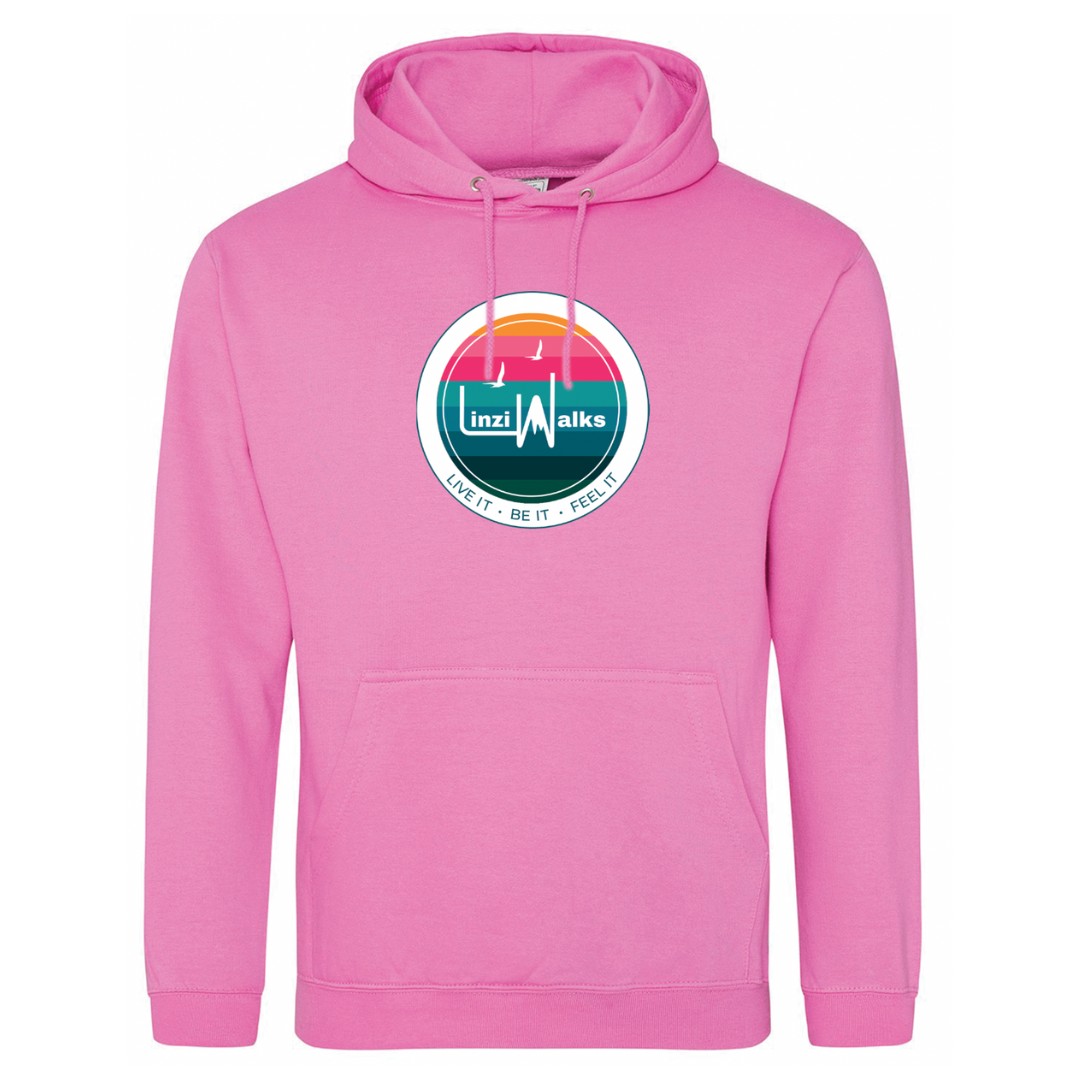 Linzi Walks Candyfloss Pink Hoodie