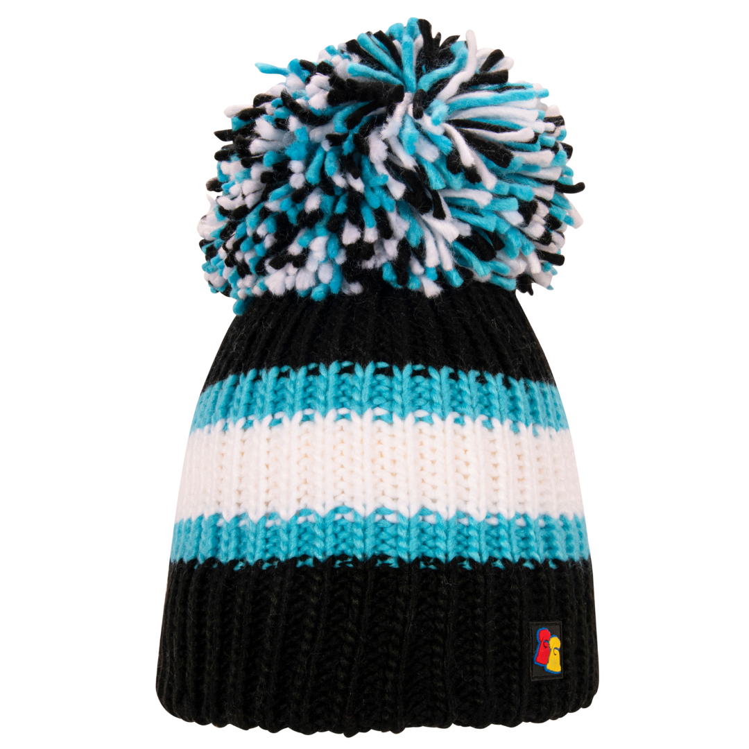 Black Eyed Freeze Black Bobble Hat Big Bobble Hats – Big
