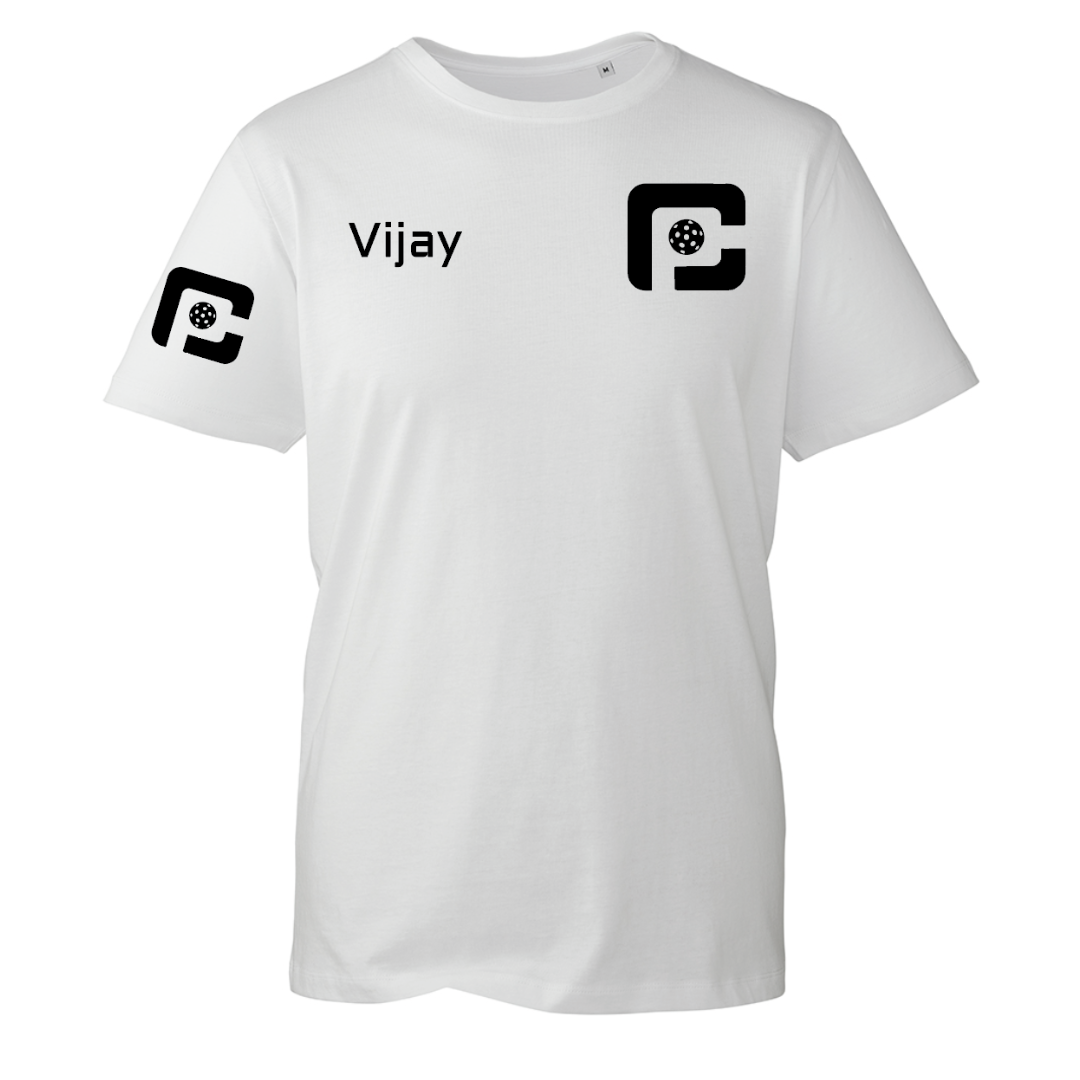 Oxfordshire Pickleball Casual T-Shirt White Logo