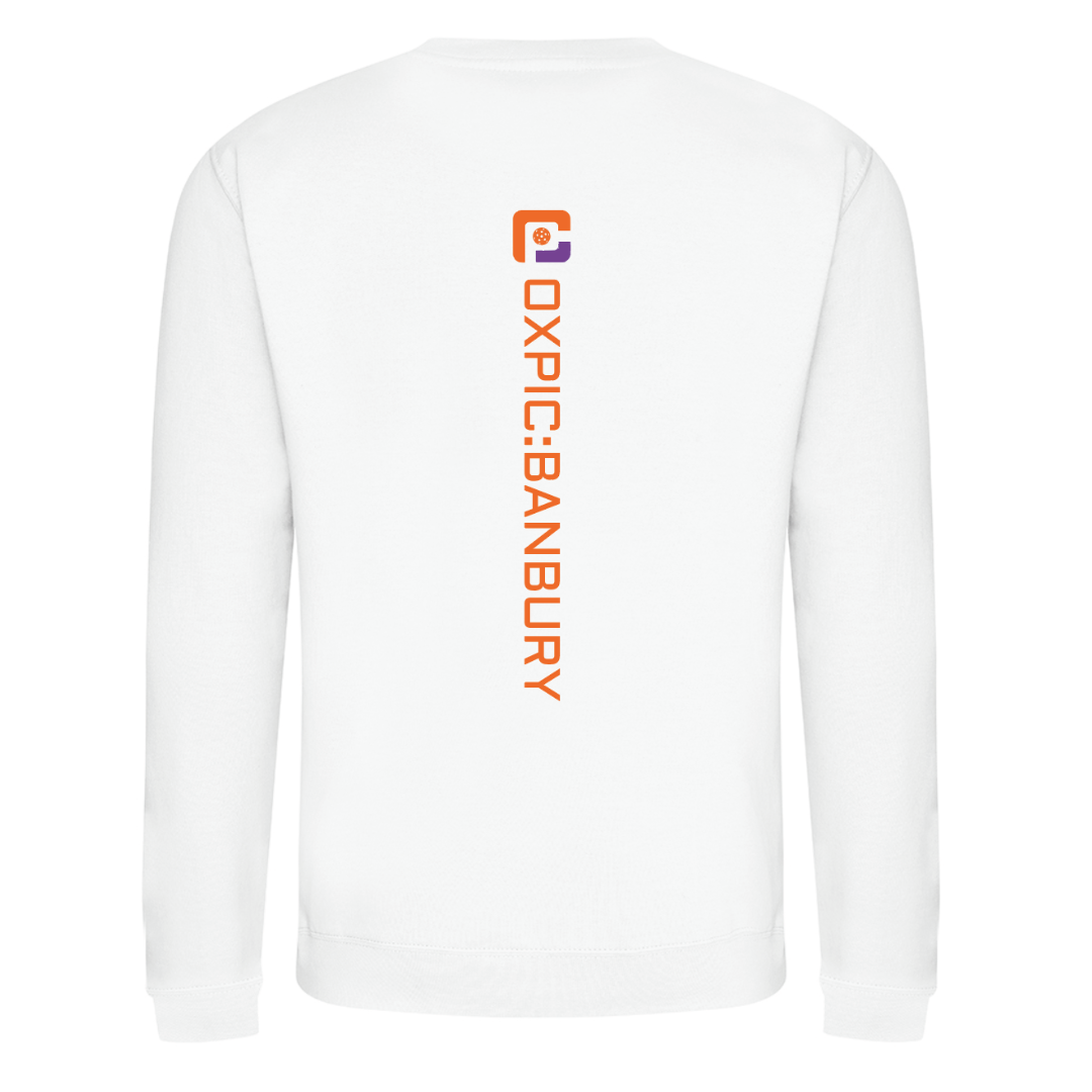 Oxfordshire Pickleball Sweatshirt Orange Logo