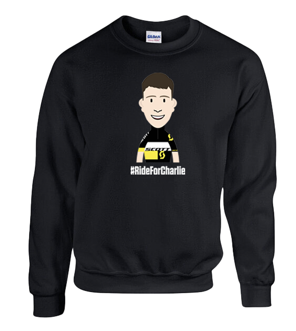 Ride For Charlie Black Sweatshirt