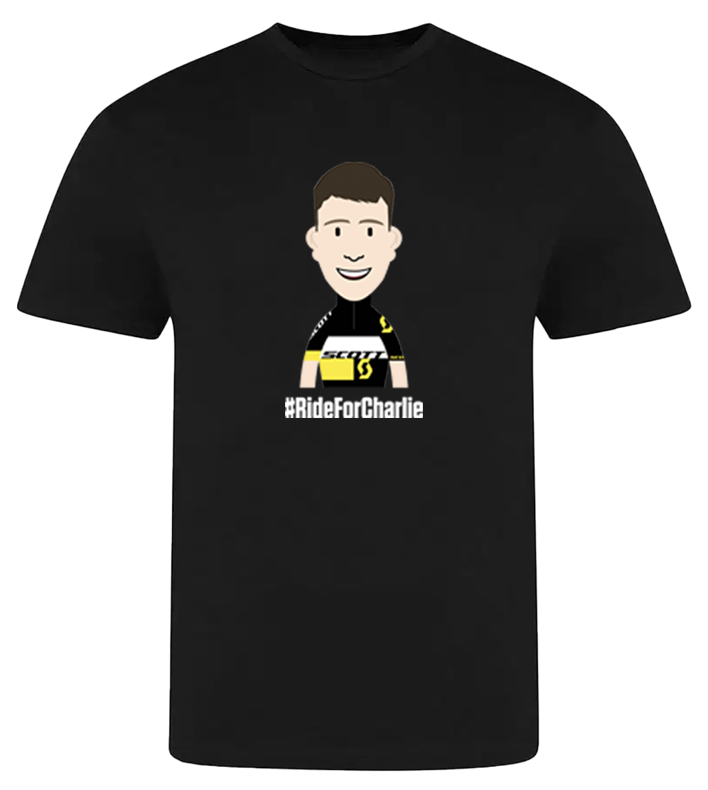 Ride For Charlie Black T-Shirt