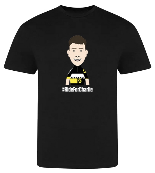 Ride For Charlie Black T-Shirt