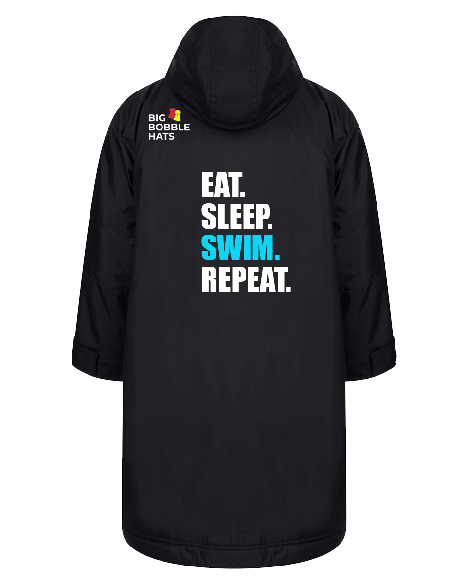 Eat Sleep Swim Repeat Changing Robe