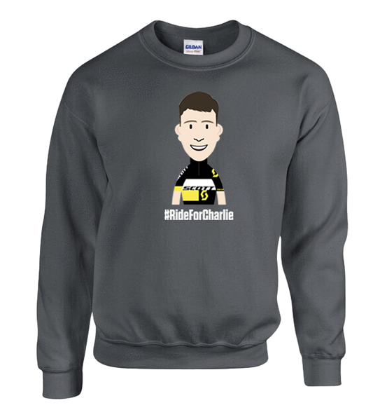 Ride For Charlie Grey Sweatshirt