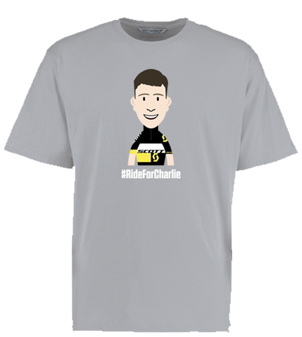 Ride For Charlie Light Grey T-Shirt