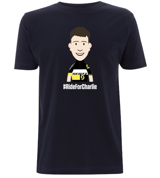 Ride For Charlie Navy T-Shirt