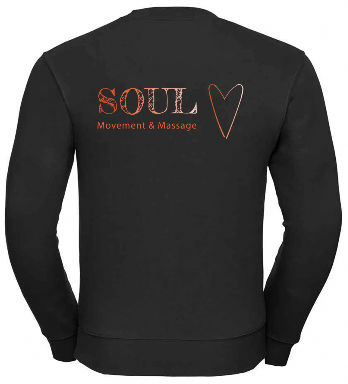 Soul Movement and Massage Black Heart Sweatshirt