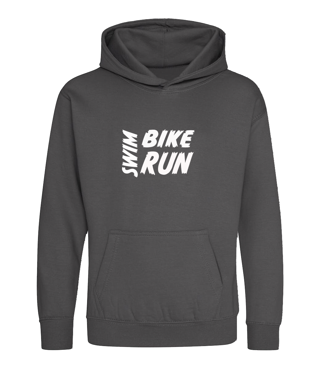 Kids Swim Bike Run Hoodie