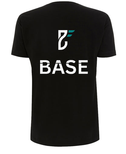Base Fitness Oversized Black Logo T-Shirt