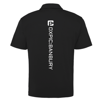 Oxfordshire Pickleball Technical Polo White Logo