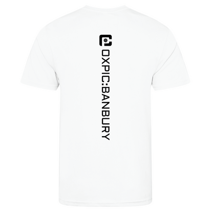 Oxfordshire Pickleball Technical T-Shirt White Logo