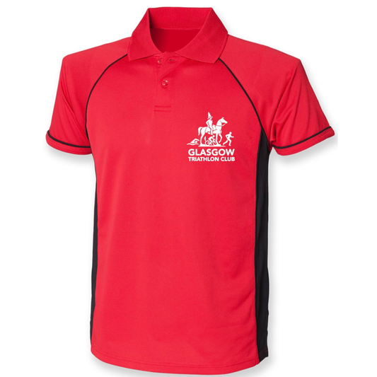 Glasgow Triathlon Club Red Performance Polo