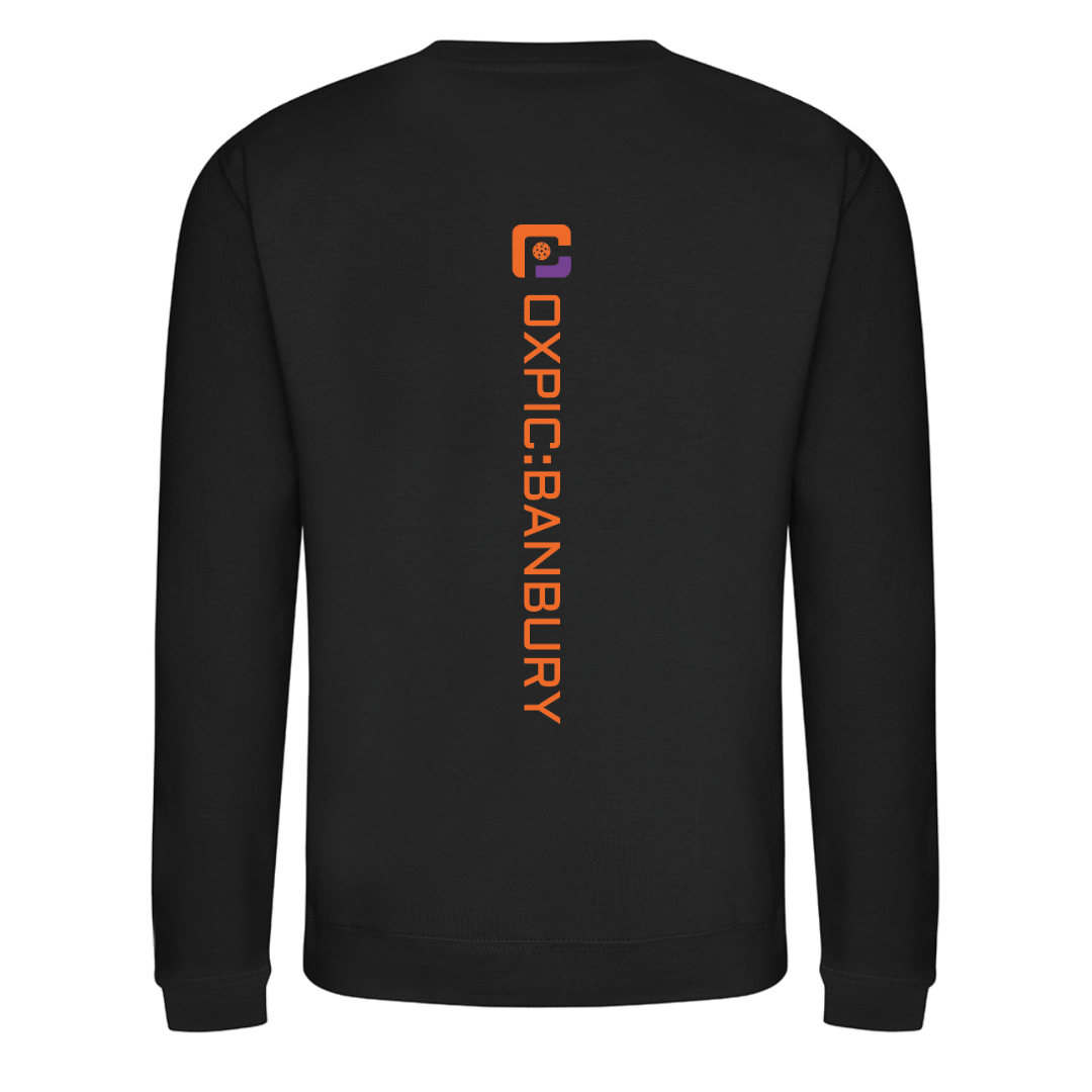 Oxfordshire Pickleball Sweatshirt Orange Logo