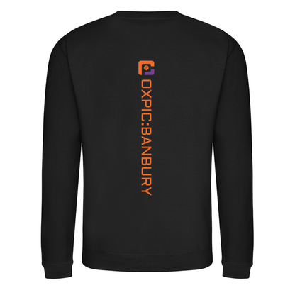 Oxfordshire Pickleball Sweatshirt Orange Logo
