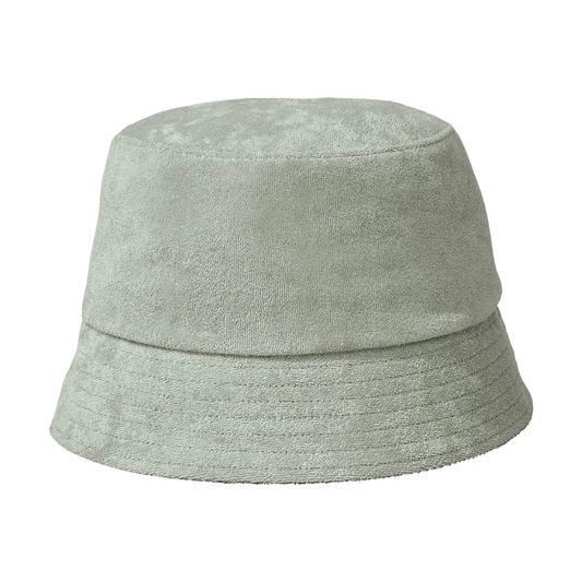 Almond Green Terry Towel Bucket Hat