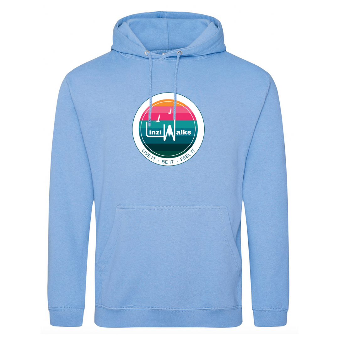 Linzi Walks Cornflower Blue Hoodie