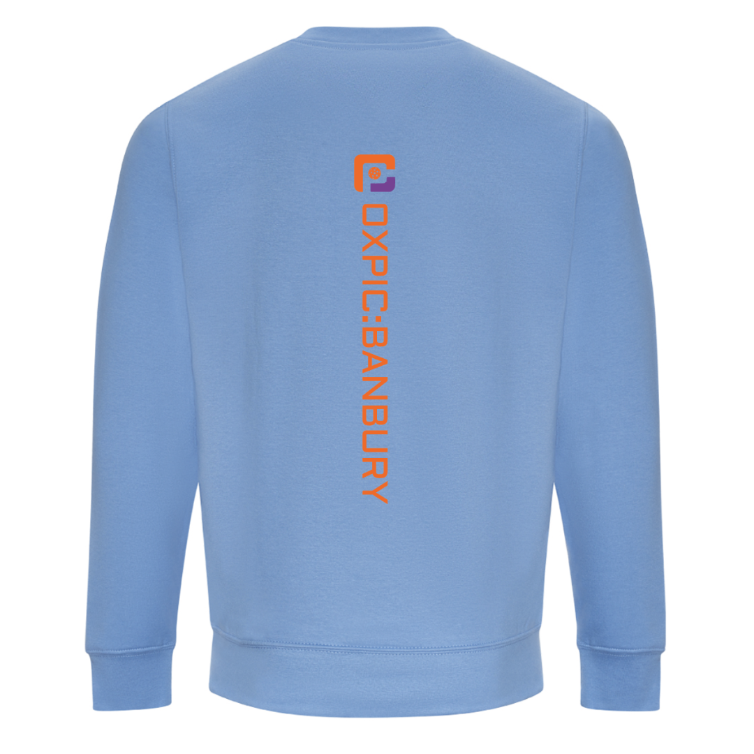Oxfordshire Pickleball Sweatshirt Orange Logo