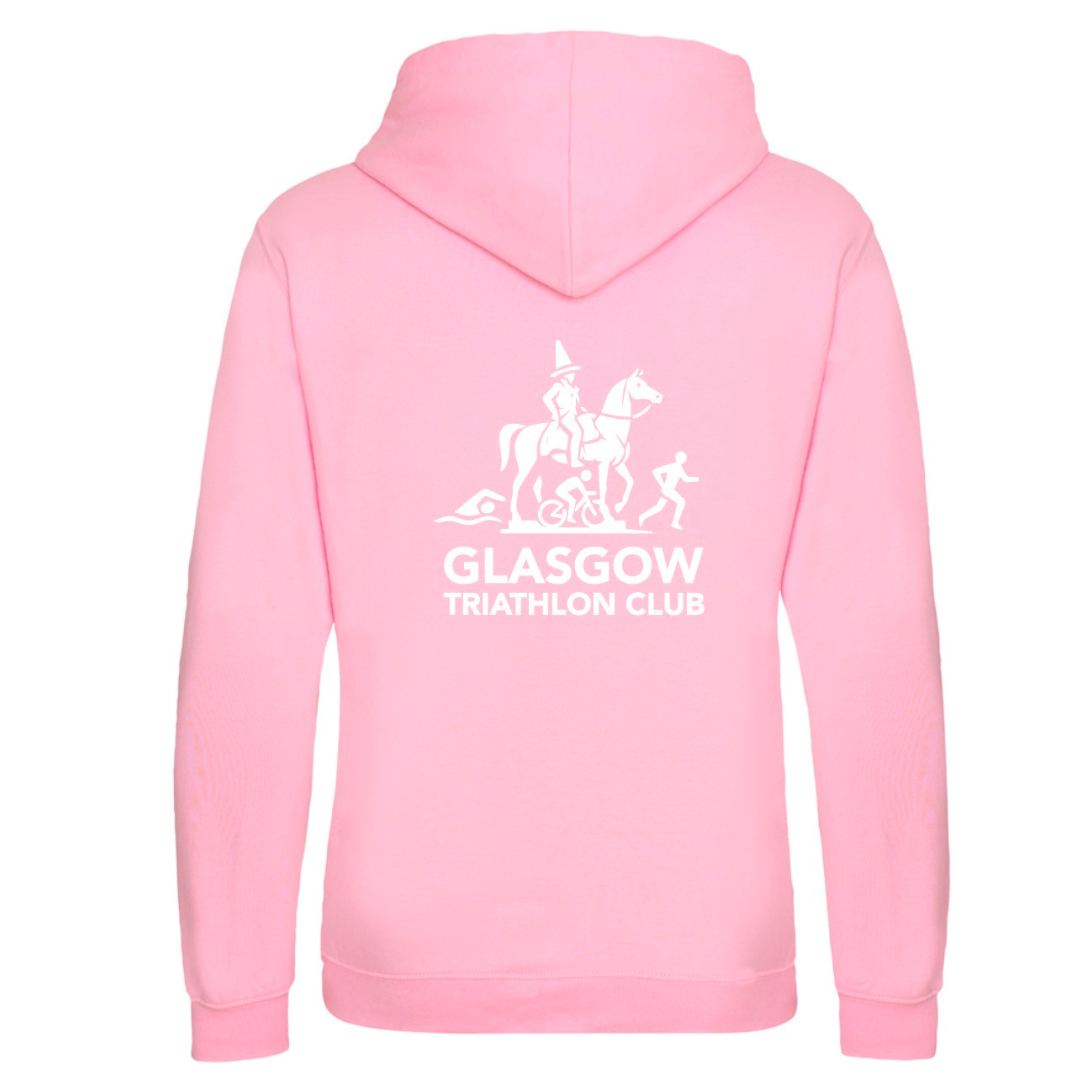 Glasgow Triathlon Club Pink Hoodie