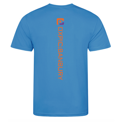 Oxfordshire Pickleball Technical T-Shirt Orange Logo