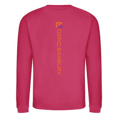 Oxfordshire Pickleball Sweatshirt Orange Logo