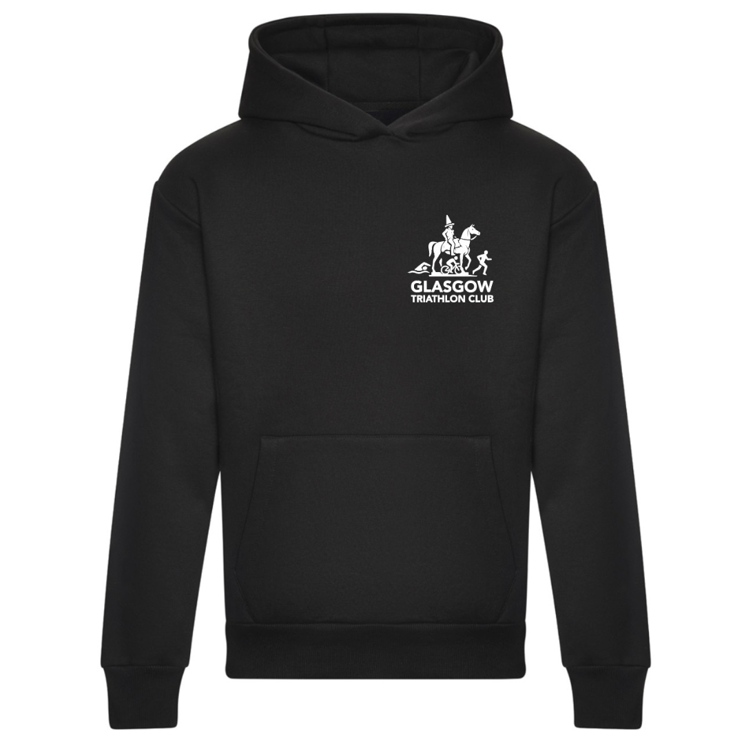 Glasgow Triathlon Club Black Heavyweight Hoodie