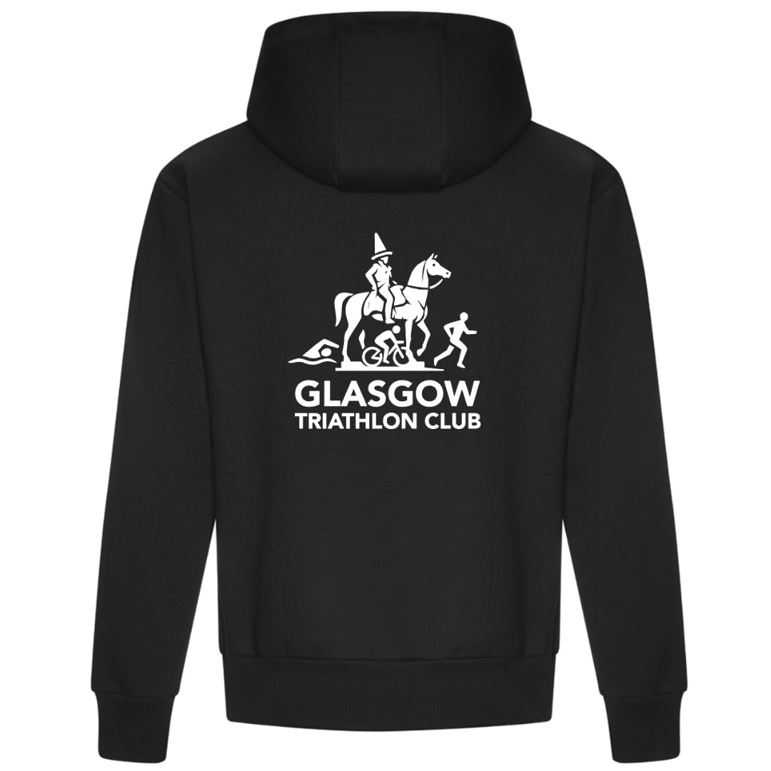 Glasgow Triathlon Club Black Heavyweight Hoodie