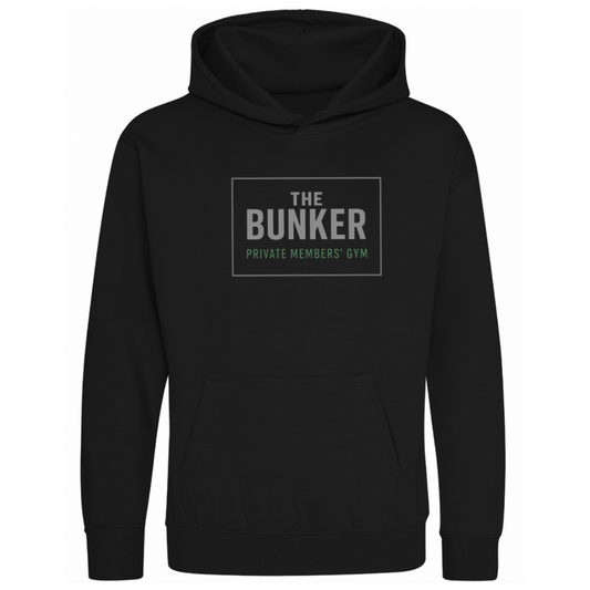The Bunker Premium Black Heavyweight Hoodie