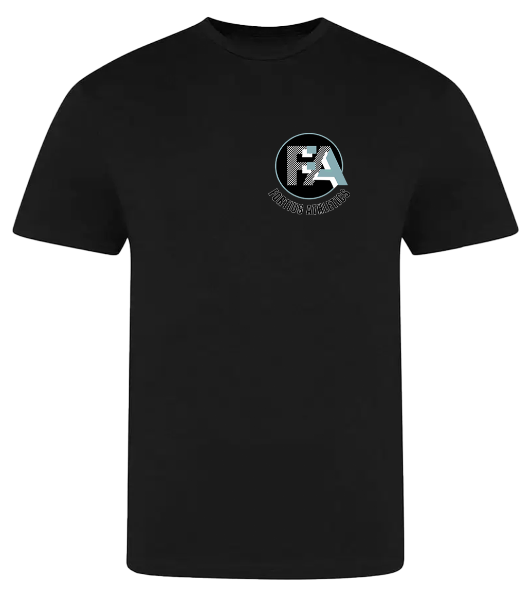 Fortius Black Unisex T-Shirt