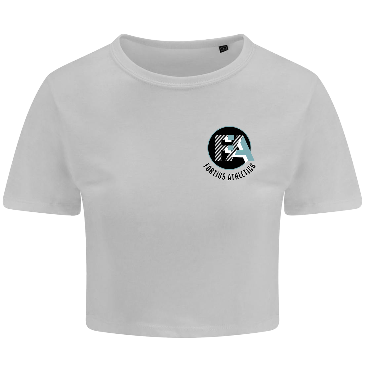 Fortius White Cropped T-Shirt