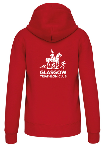 Glasgow Triathlon Club Red Heavyweight Contrast Hoodie