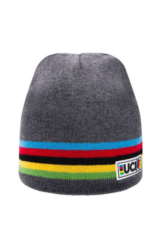 UCI Grey Rainbow Beanie