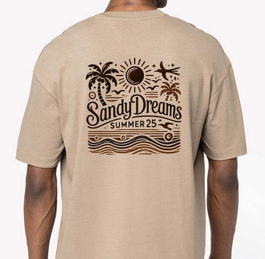Sandy Dreams Oversized Organic T-Shirt