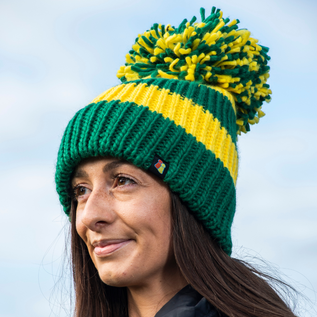 Budgie Smuggler | Green Bobble Hat | Big Bobble Hats – Big Bobble Hats Ltd
