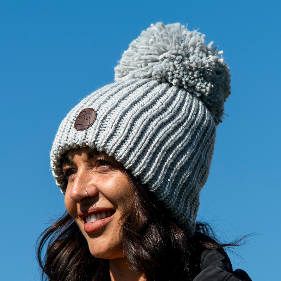 Sparkle Luxury Bobble Hat Iced Sparkle Luxury Bobble Hat Big