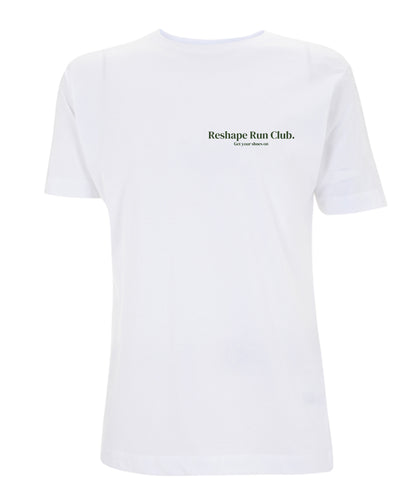 Reshape Run Club White Oversized T-Shirt