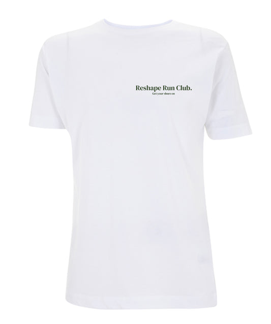 Reshape Run Club White Oversized T-Shirt