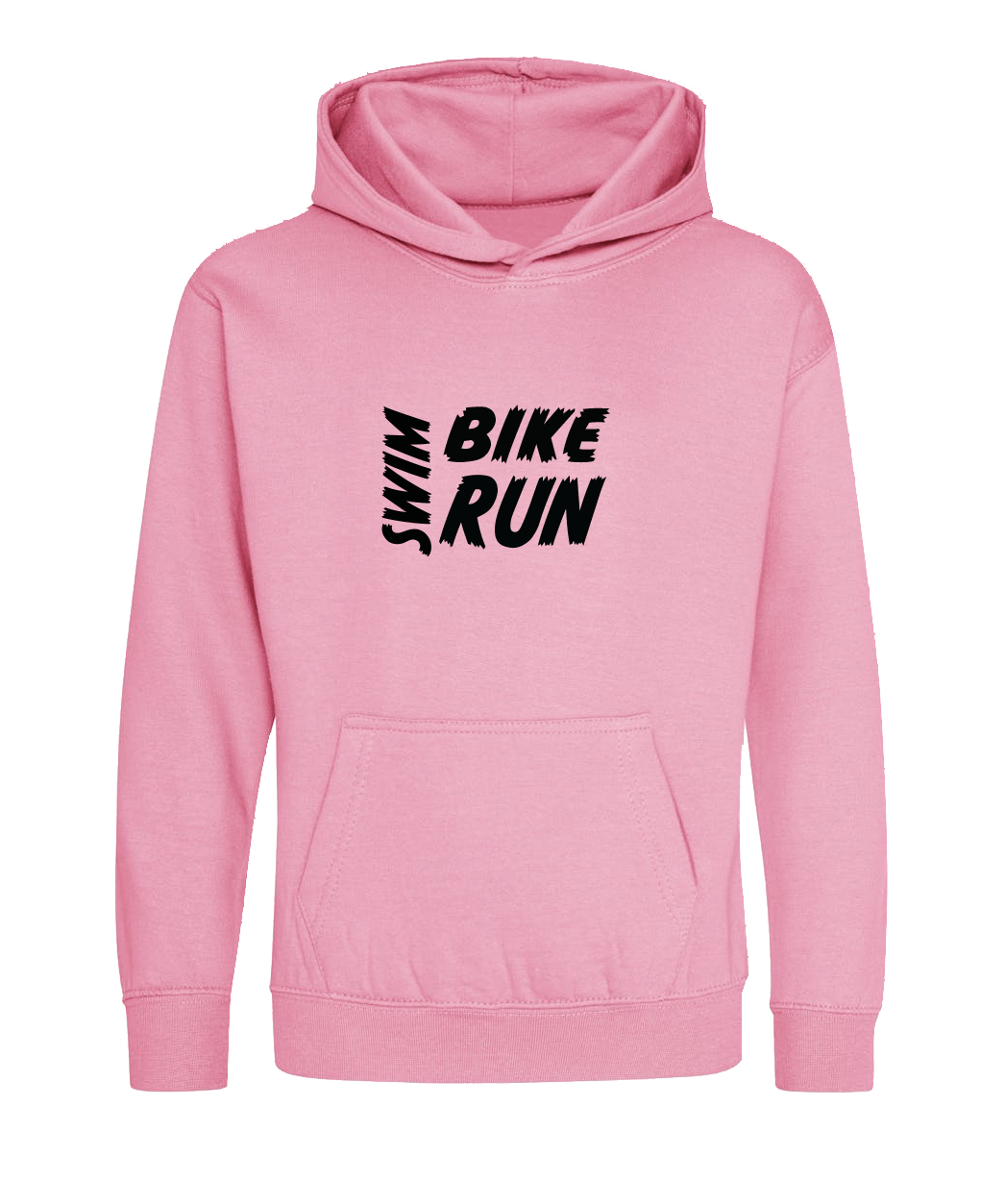 Kids Swim Bike Run Hoodie