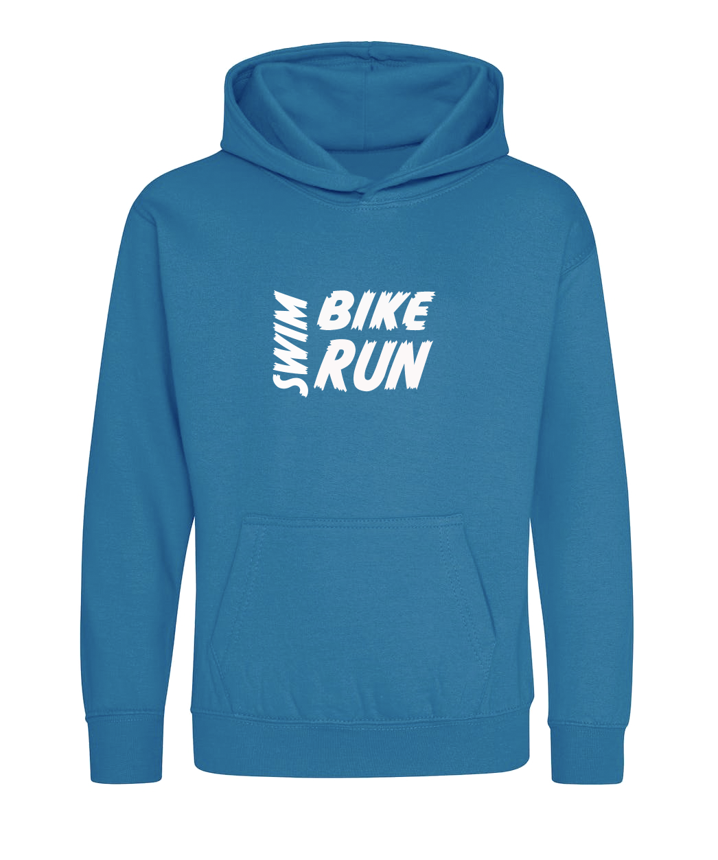 Kids Swim Bike Run Hoodie