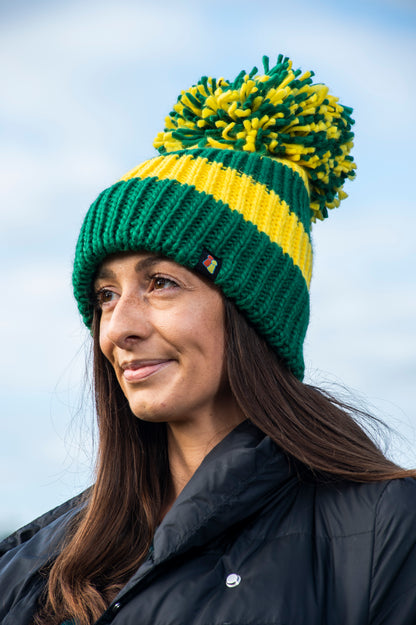 Budgie Smuggler | Green Bobble Hat | Big Bobble Hats – Big Bobble Hats Ltd
