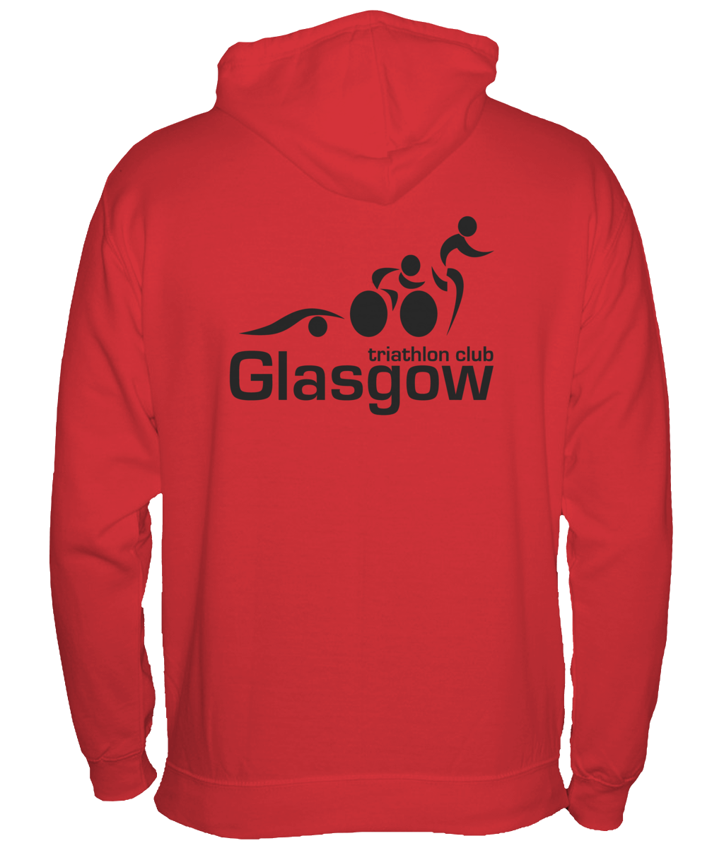 Glasgow Triathlon Club - Basic Red Hoodie
